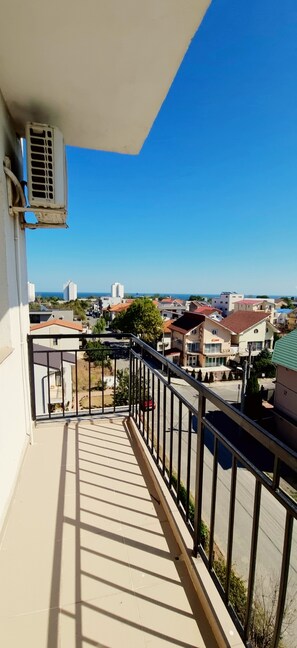 Standard Double Room, with balcony, city view | Terrace/patio - Blue Sky Hotel (Eforie)