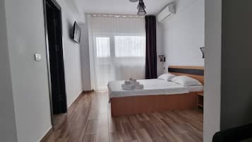 Standard Double Room, with balcony, no view | Free WiFi, bed sheets