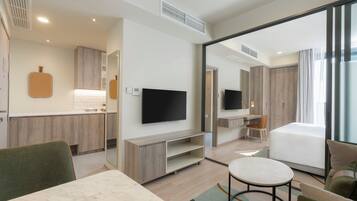 Studiosuite, 1 Schlafzimmer, Küche | Blick auf die Stadt