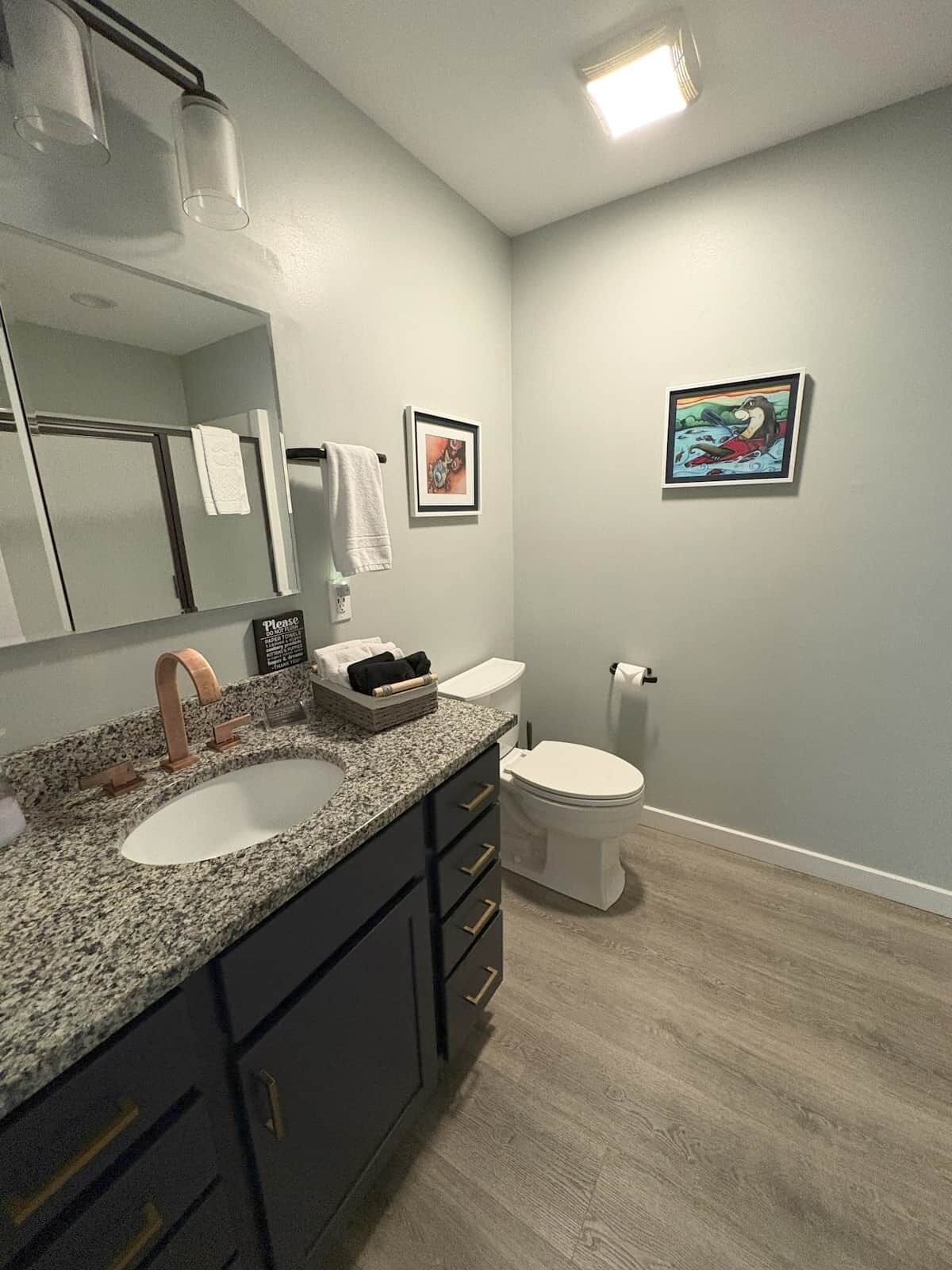 Doccia, asciugacapelli, asciugamani, sapone