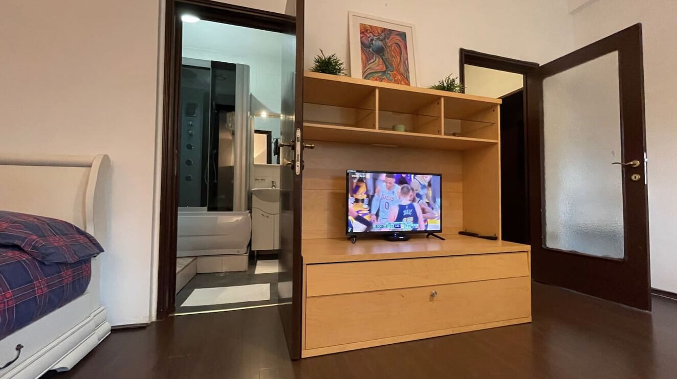 1 Schlafzimmer, Schreibtisch, Reisekinderbett, kostenloses WLAN