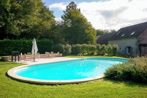 Outdoor pool - Closerie de La Salière, charming bed and breakfast, in the heart of the chateaux  (Le Controis-en-Sologne)