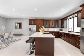 Fridge, microwave, oven, stovetop - Modern Luxury in Massive Mansion w/ Heated Pool! (Miami)