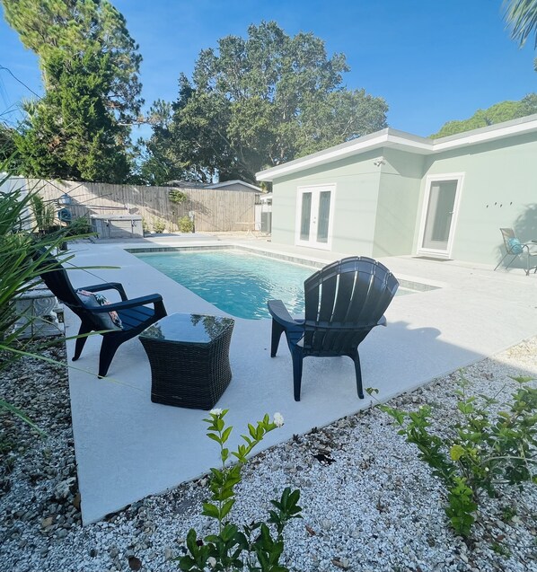 Außenpool, beheizter Pool