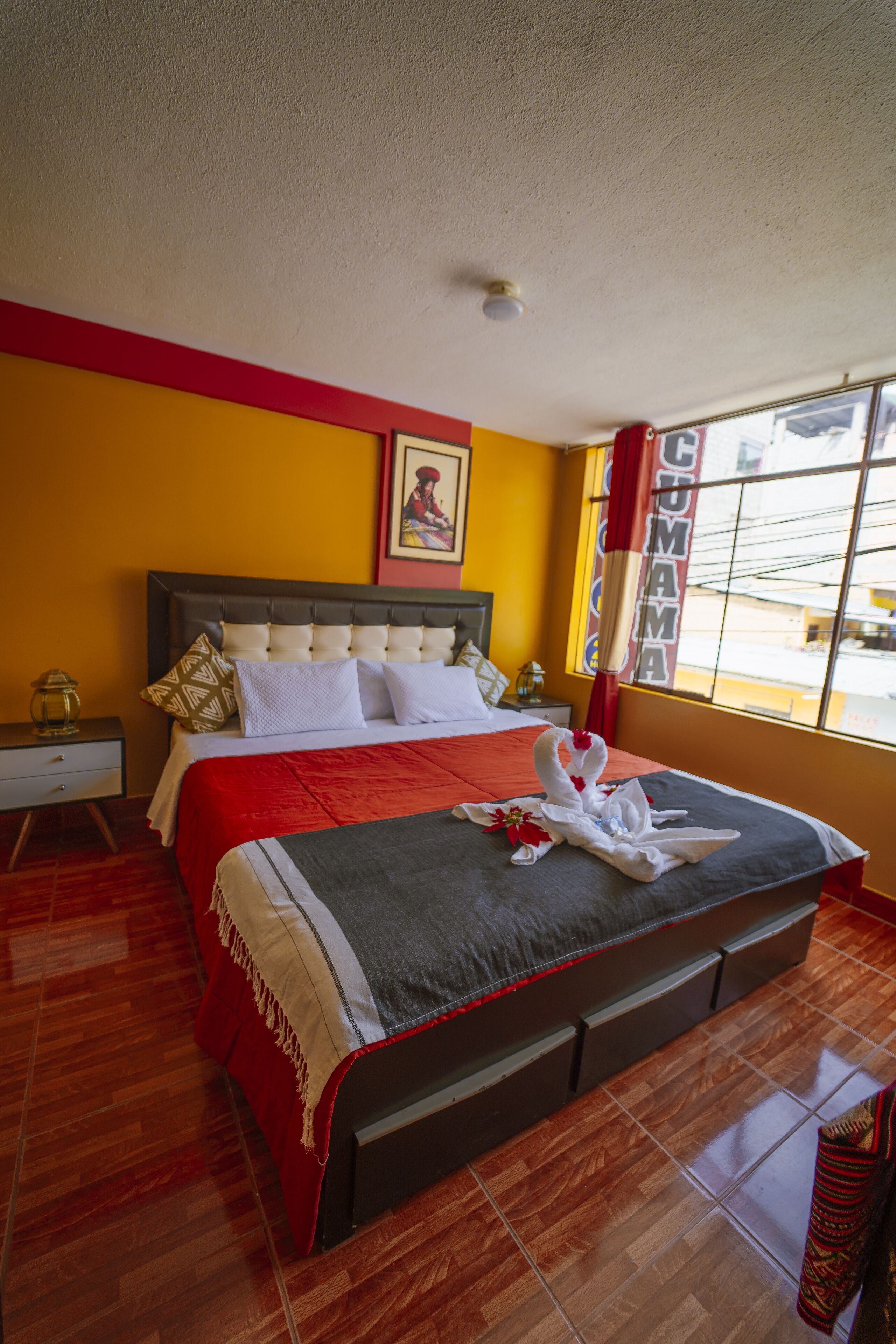 Wifi gratis y ropa de cama 