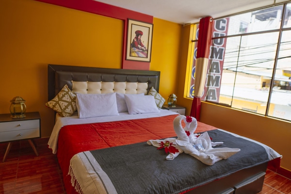 Wifi gratis y ropa de cama