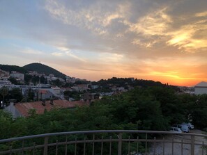 Blick von der Unterkunft