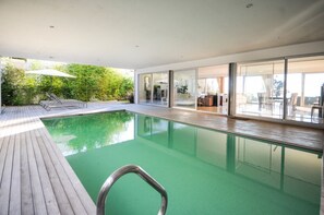 Una piscina climatizada