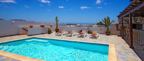 Una piscina climatizada