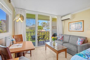 Televisión y reproductor de DVD 