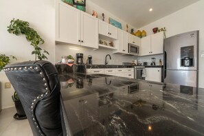 Fridge, microwave, stovetop, coffee/tea maker - Ocean Front Penthouse w/ Private Pool & Views! (Isla Mujeres)