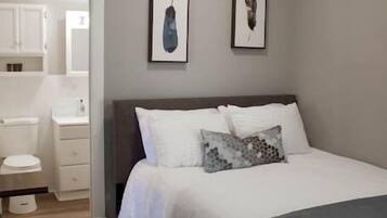 2 bedrooms, iron/ironing board, travel crib, WiFi