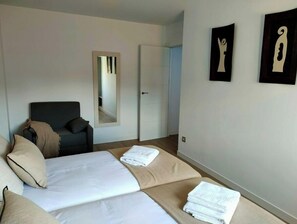 2 slaapkamers, wifi, beddengoed