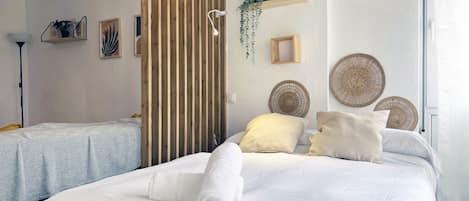 1 bedroom, iron/ironing board, travel crib, free WiFi