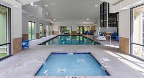 Indoor pool, outdoor pool