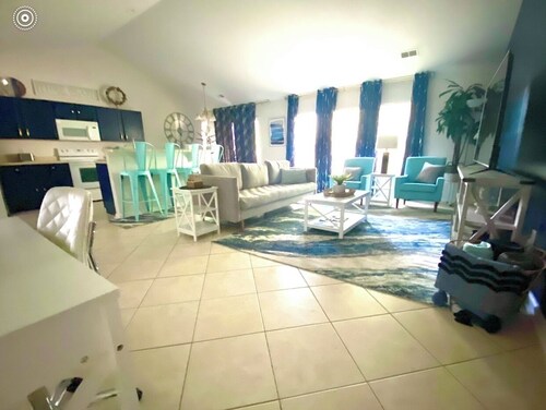 🏖Beachy Blue Haven near Savannah-3 Bed, 2 Bth
