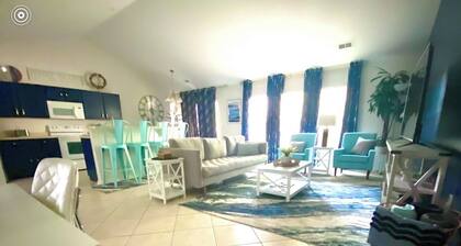 🏖Beachy Blue Haven near Savannah-3 Bed, 2 Bth