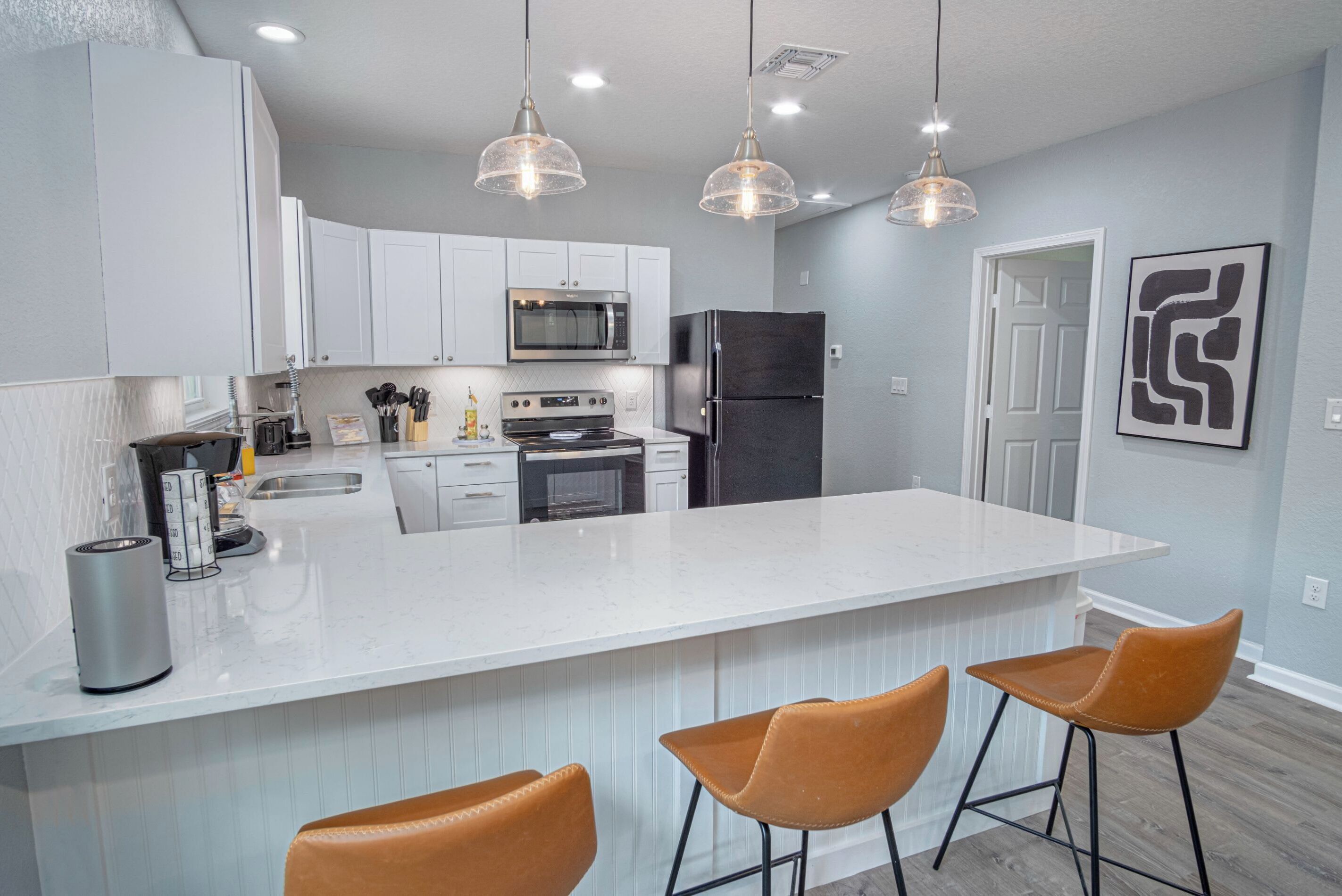 Maison (4 Bedrooms) | Cuisine privée | Micro-ondes, four, plaque de cuisson