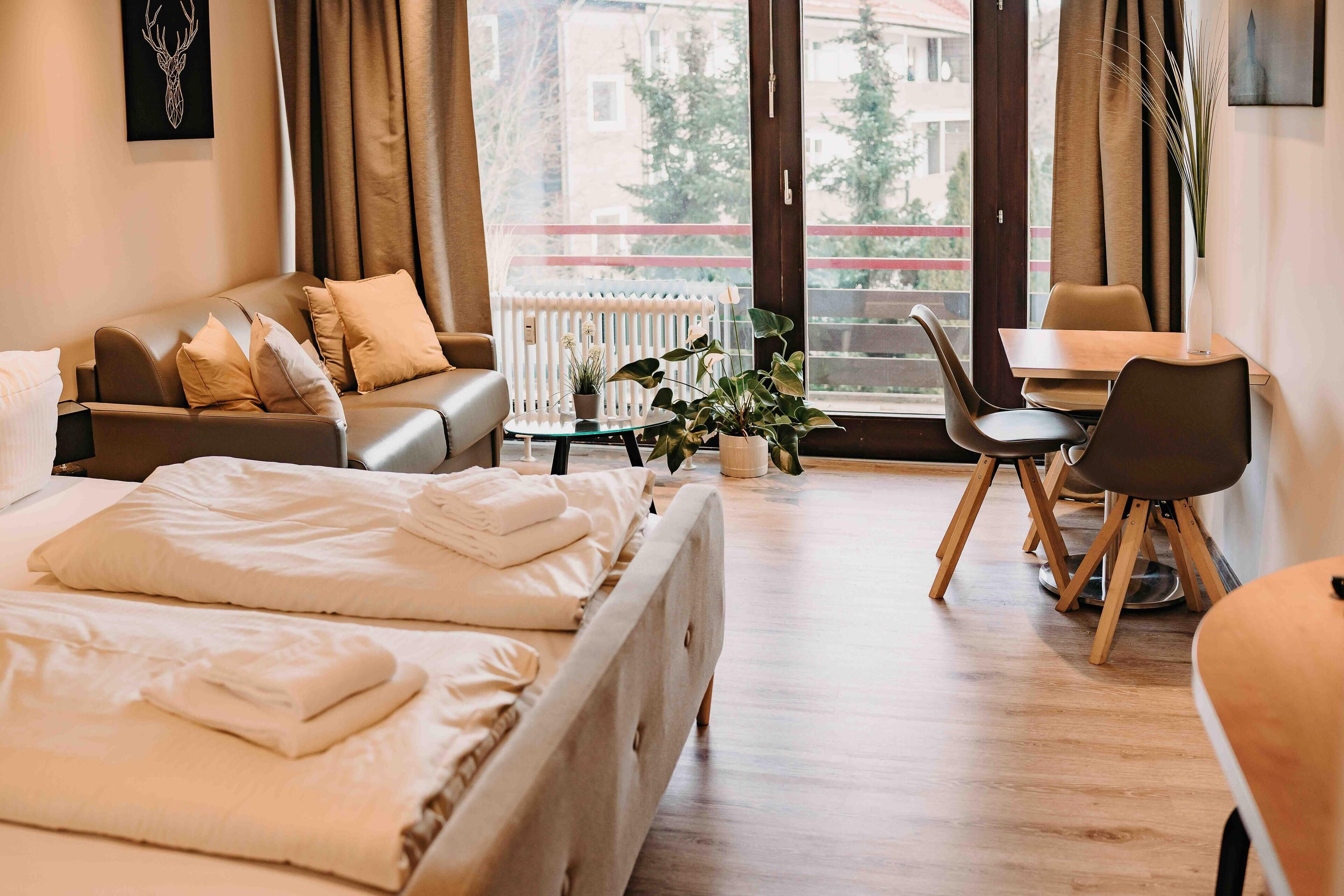 1 多间卧室、免费 WiFi、床单