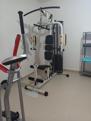 Apartment | Fitness facility - Eco Home at the Sunset and sea View on the Hill 10 (Syros)