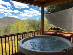 Property grounds - A View From Above - Dog Friendly w/ Screened in Porch and Hot Tub, Near Helen GA (Sautee Nacoochee)