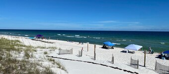 New Listing! Gulf Front Ocean Breeze West Condo Has Upper Level Views!