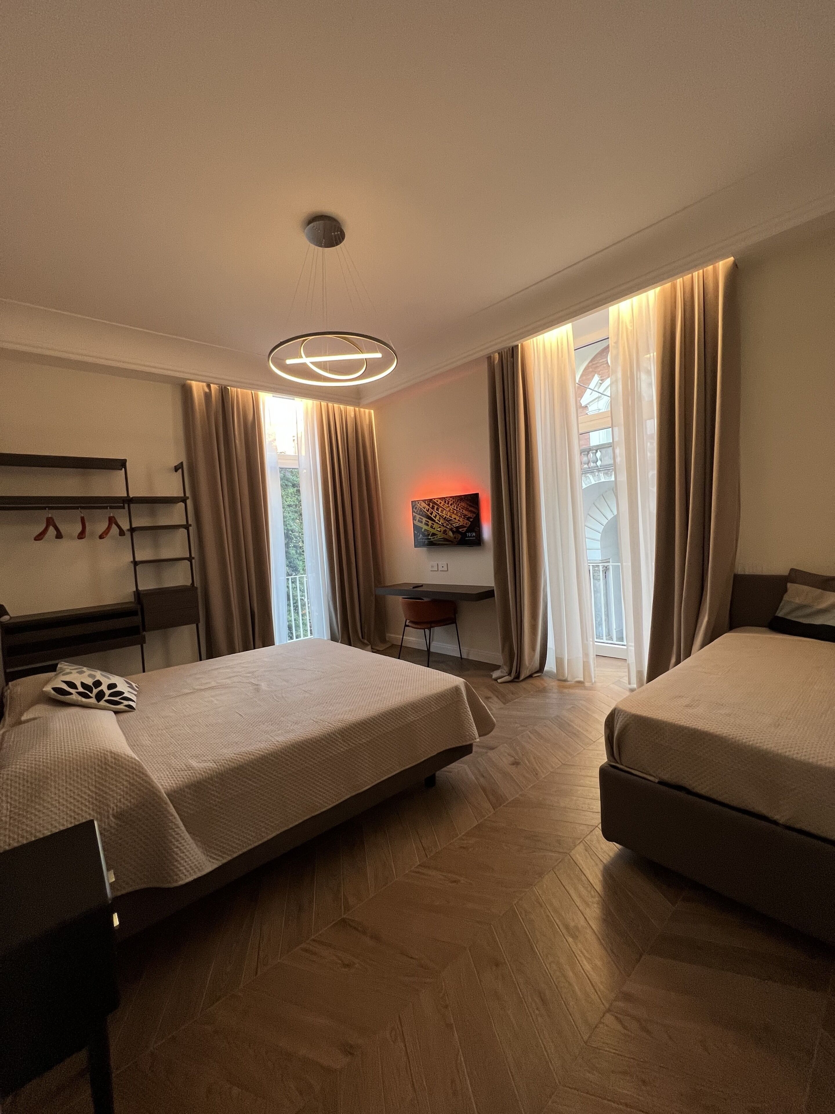 2 chambres, bureau, lit parapluie, Wi-Fi gratuit