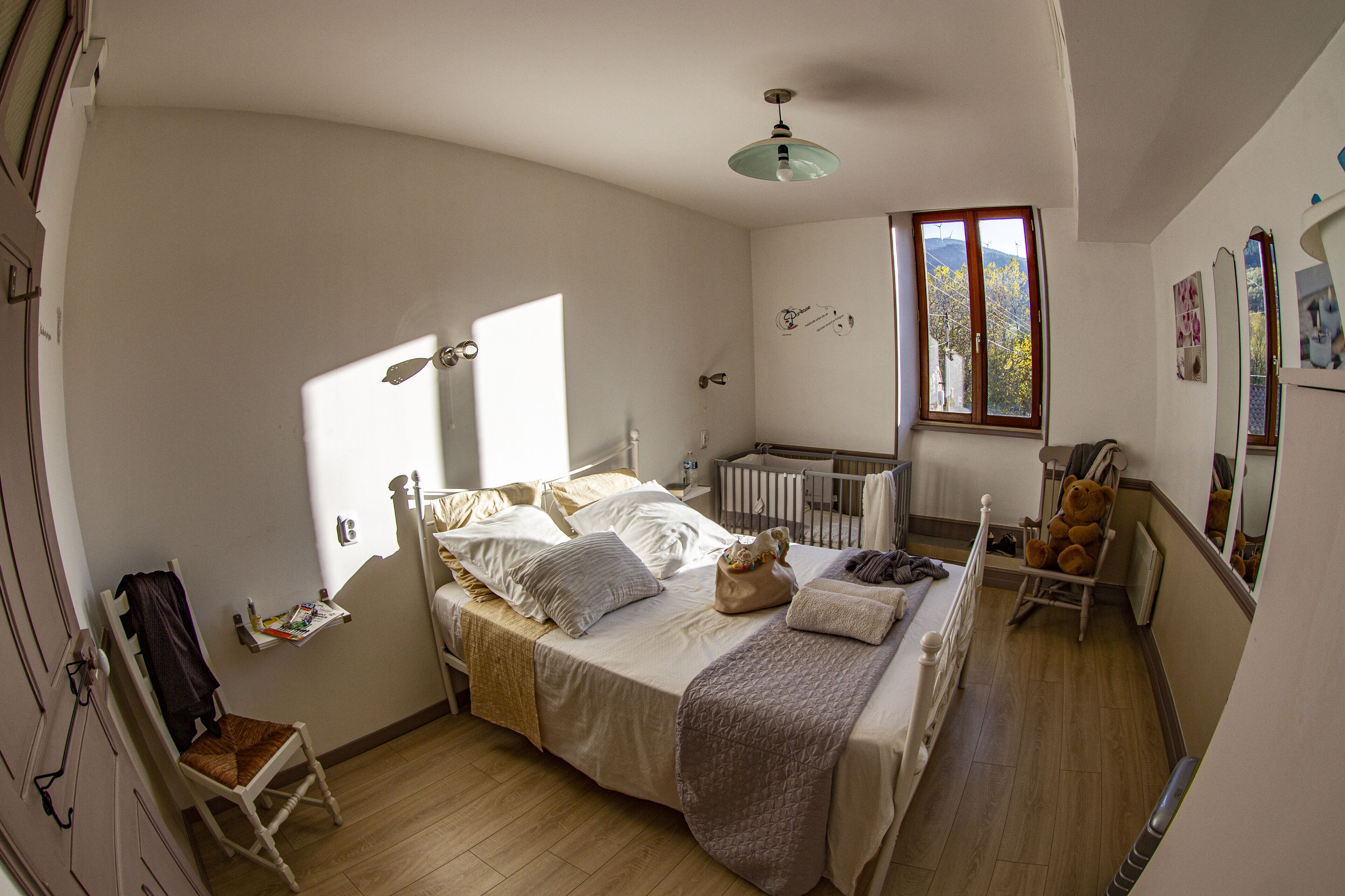 4 bedrooms, iron/ironing board, travel crib, WiFi