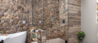 Luxury Lodge Fire Pit, Hot Tub, & Sauna