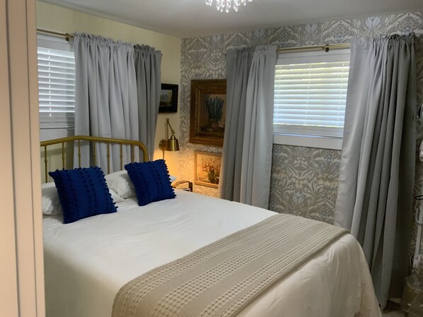 2 bedrooms, iron/ironing board, travel crib, free WiFi