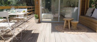 Magnificent cabana with jacuzzi and sauna 