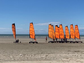 On the beach - At the foot of the dunes, tastefully renovated apartment for 2 people (Camiers)