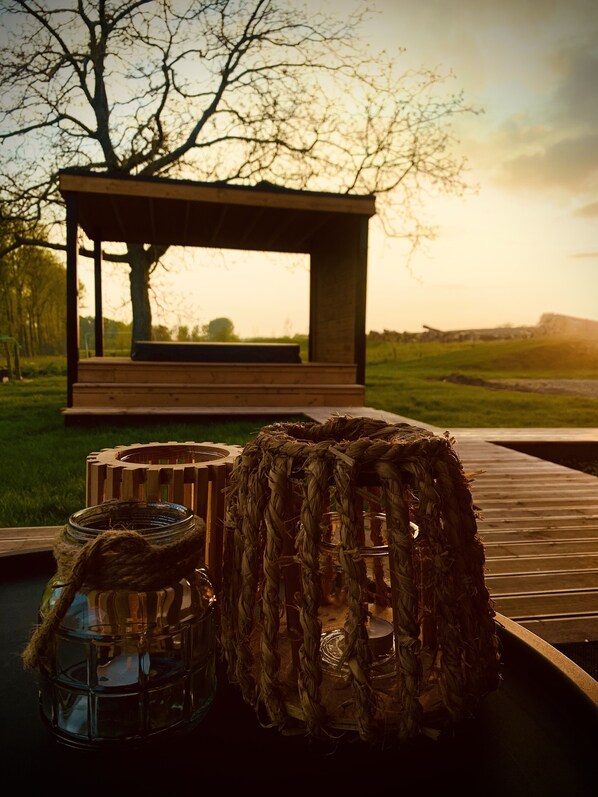 Property grounds - Romantic chalet with jacuzzi in the heart of nature (Pepingen)