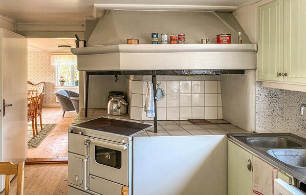 Kühlschrank, Mikrowelle, Herdplatte, Geschirrspüler