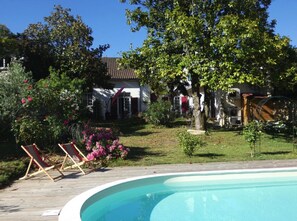 Seasonal outdoor pool - La Maison Florence (Mont-de-Marsan)