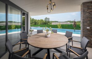 Outdoor dining - Gorgeous home in Buje with kitchen (Buje)