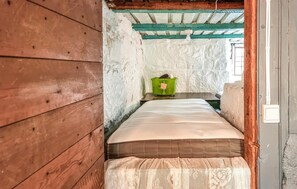 1 bedroom, travel crib, free WiFi, bed sheets