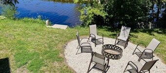 Waterfront 3 bedroom upper vacation home.