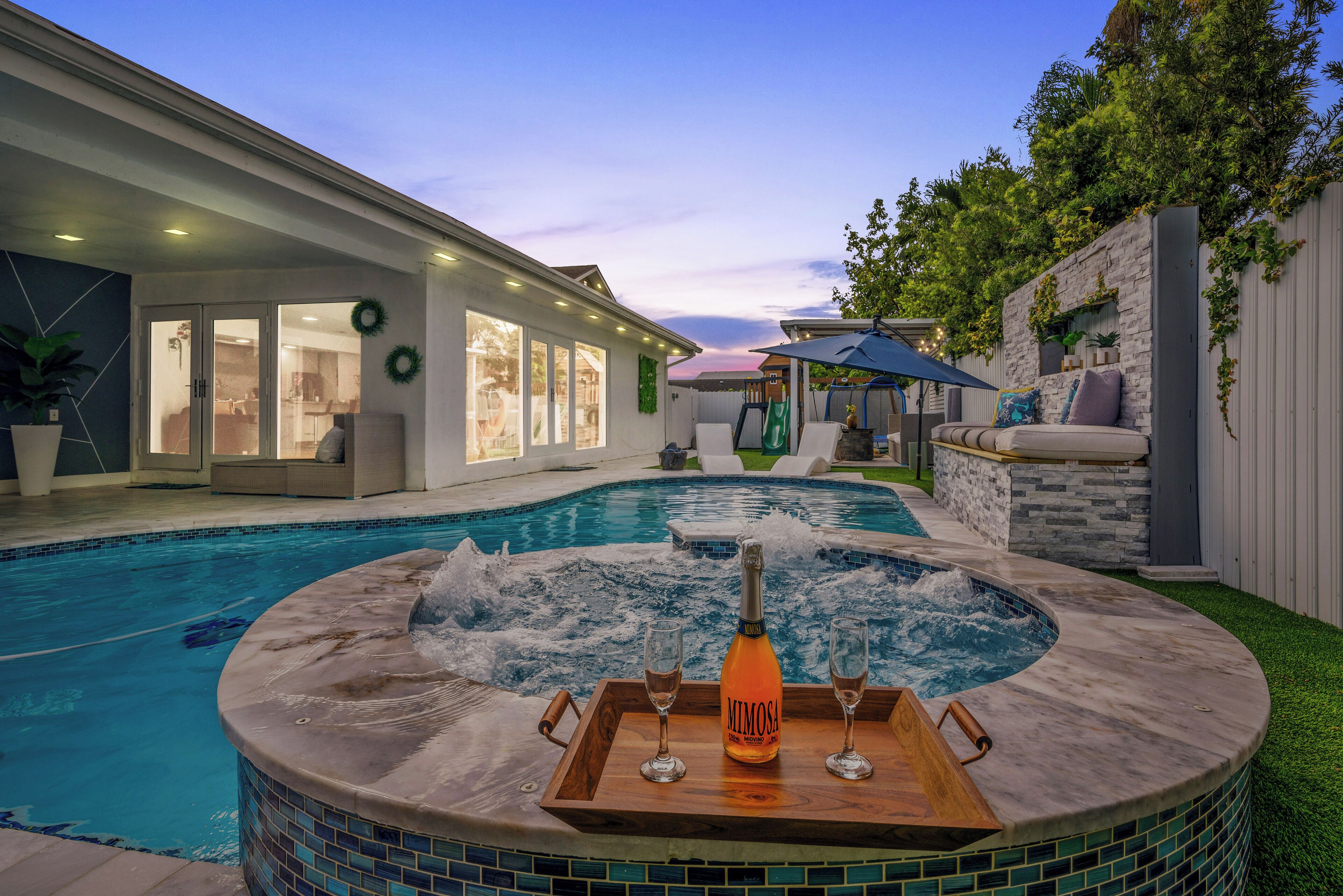 Außenpool, beheizter Pool