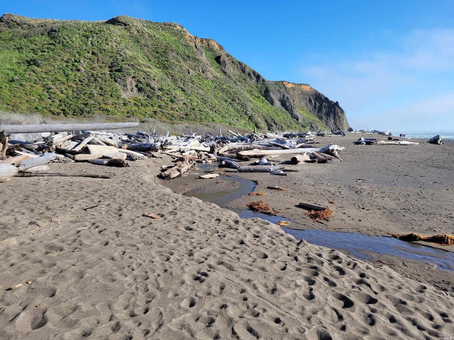 Vlak bij het strand