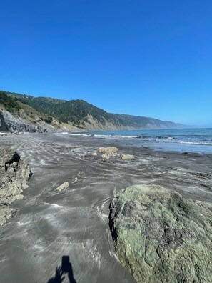 Beach nearby - Breathtaking ocean views from the comfort of a lovely home with expansive deck. (Whitethorn)