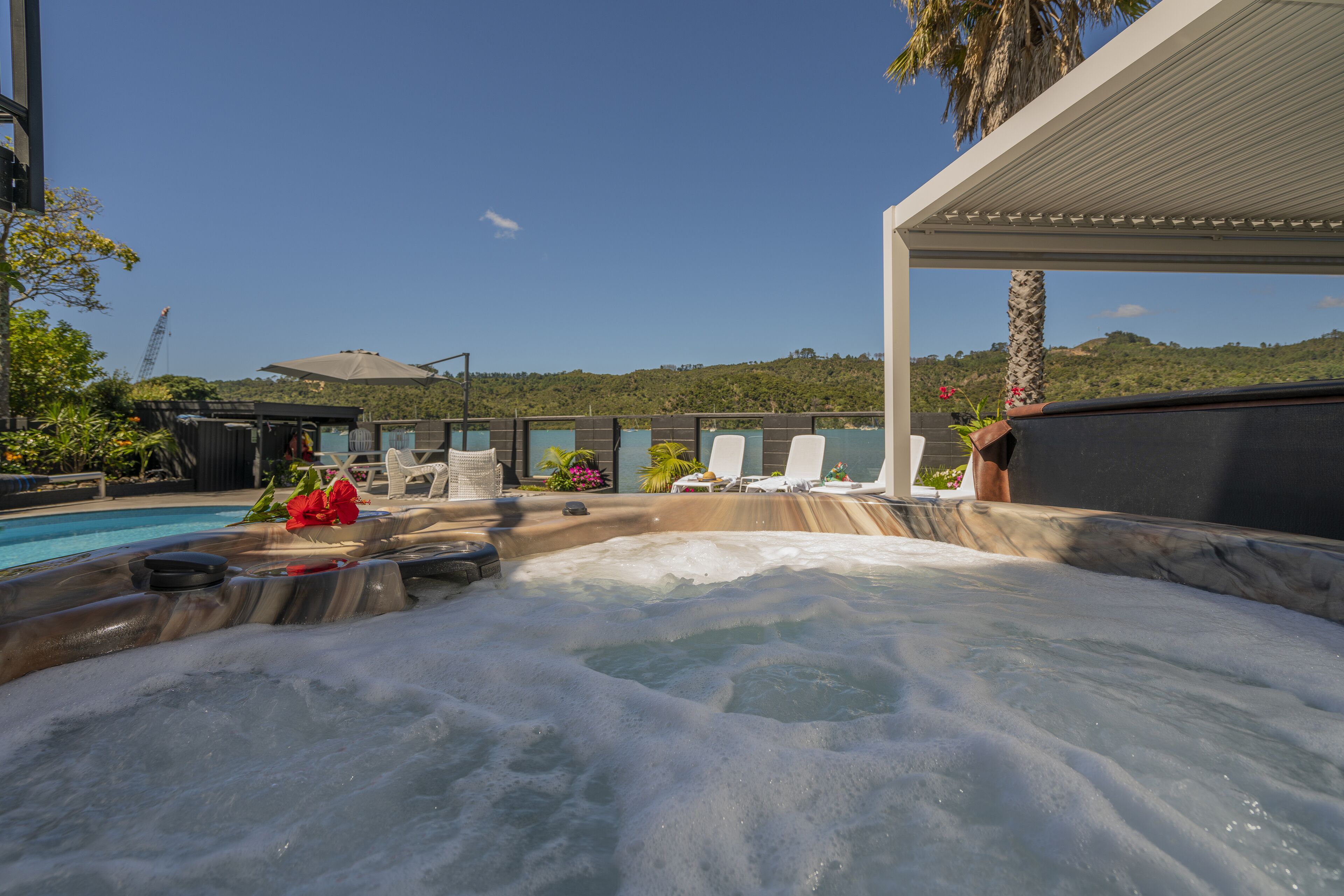 Façade de l’hébergement