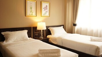 Habitación superior con 2 camas individuales | Minibar, escritorio, wifi gratis y ropa de cama