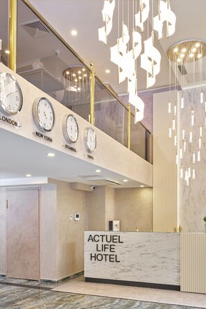 Reception - actuel life hotel (Istanbul)