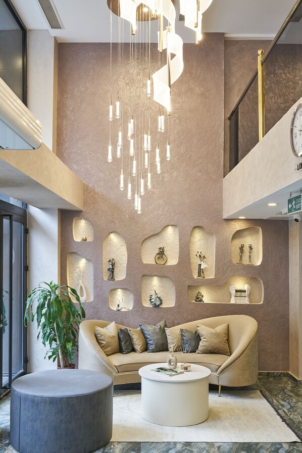 Sala de estar en el lobby