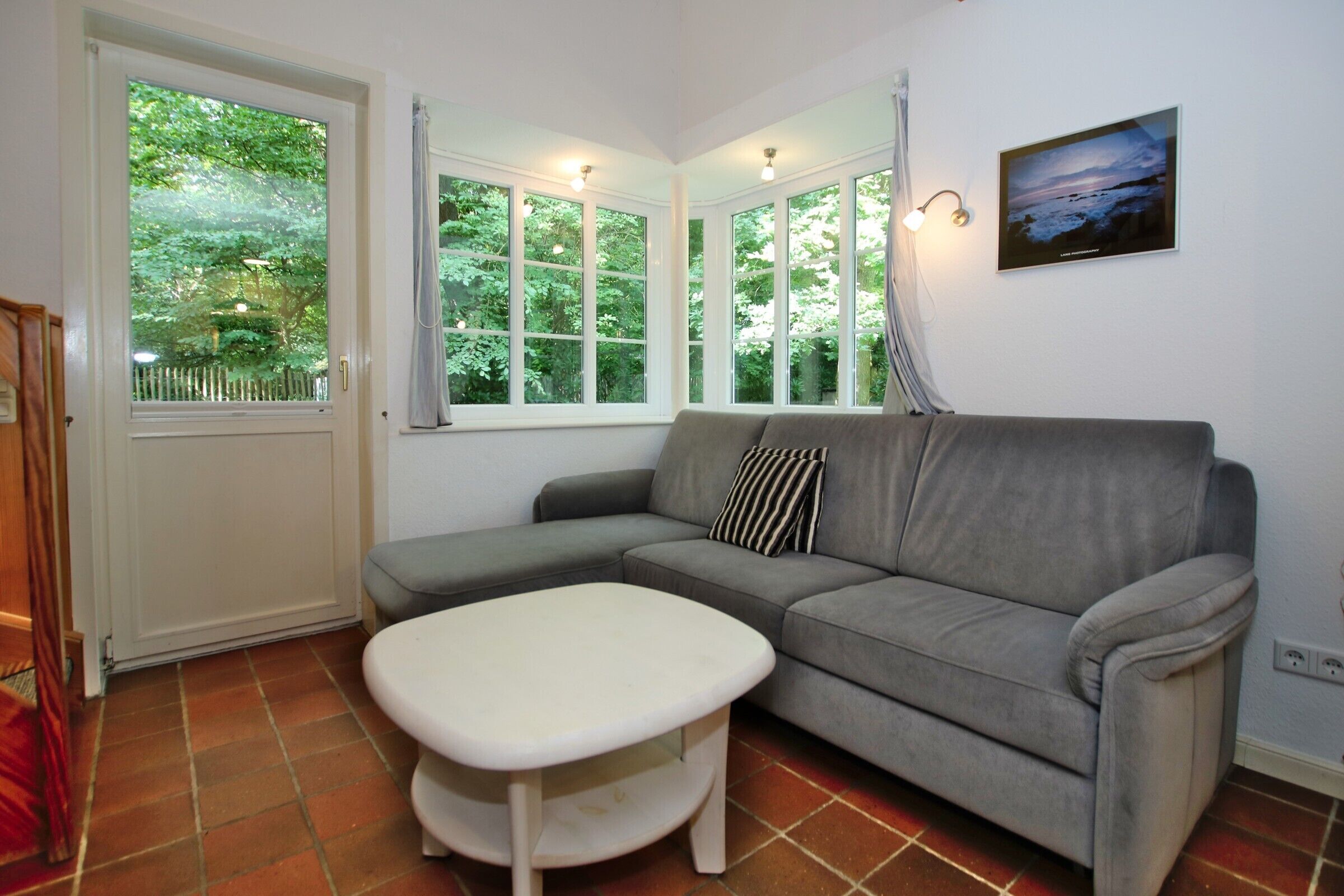 Fernseher, Kamin, DVD-Player, Stereoanlage