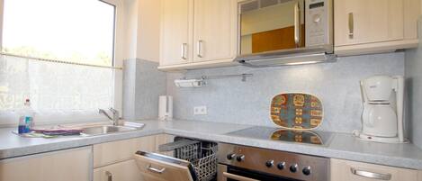 Microwave, oven, dishwasher
