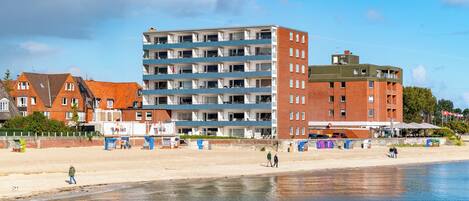 Accommodatie ligt op het strand