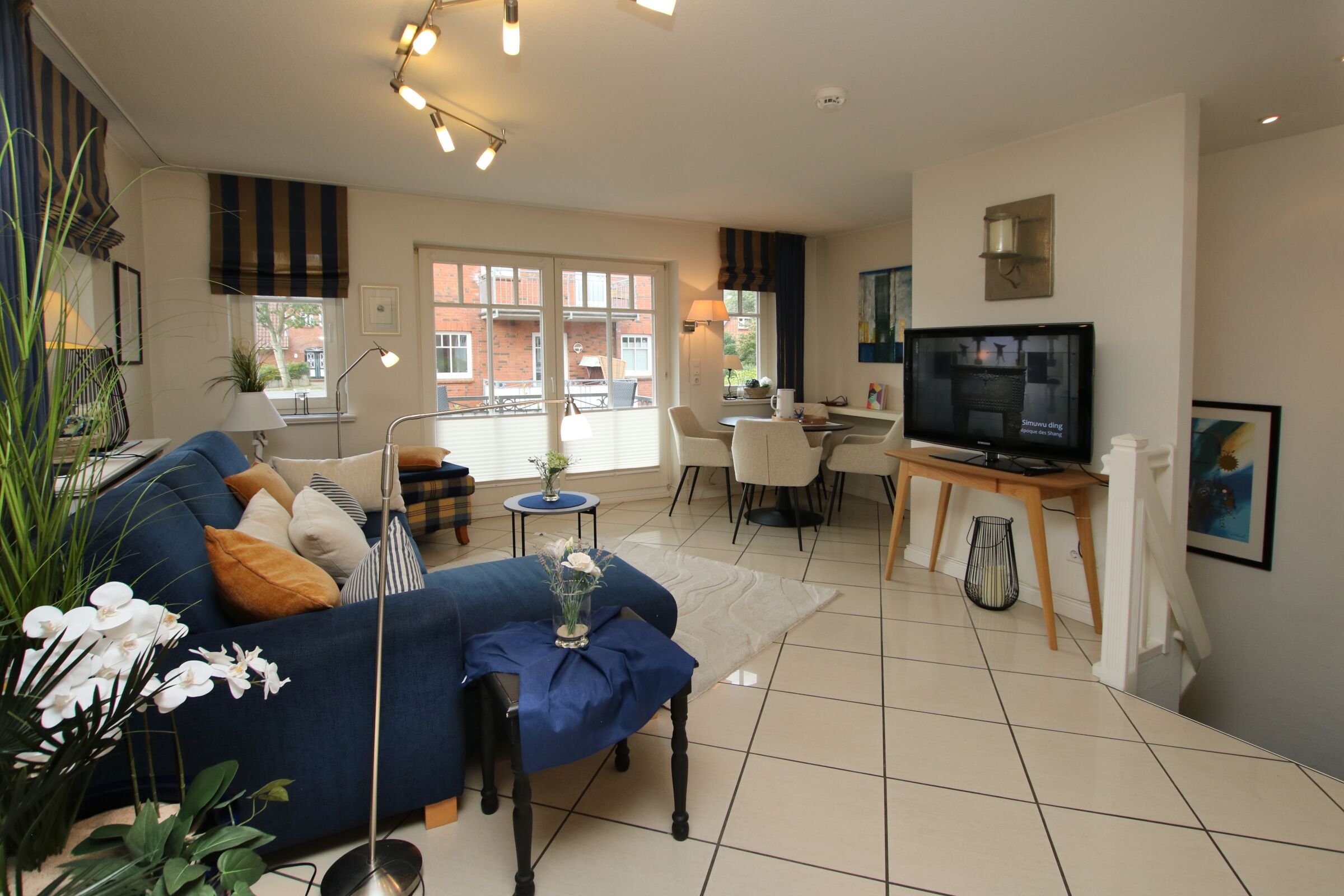 TV, lettore DVD, impianto stereo