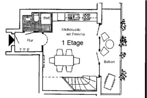 Floor plan - Ferienwohnung mit 4- Zimmern auf ca. 120m² (Wyk auf Föhr)
